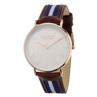 Career rosa forgyldt rustfri stål Quartz Unisex ur fra Axcent of Scandinavia, IX5700R-09